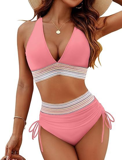 Carina™ | Conjunto de Bikini de Cintura Alta