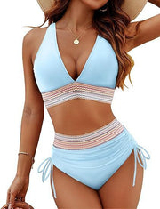 Carina™ | Conjunto de Bikini de Cintura Alta