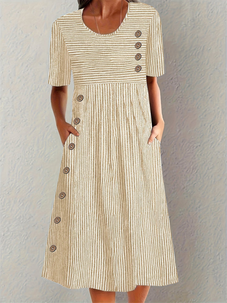 Camila™ | Vestido de verano a rayas