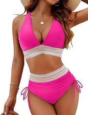 Carina™ | Conjunto de Bikini de Cintura Alta