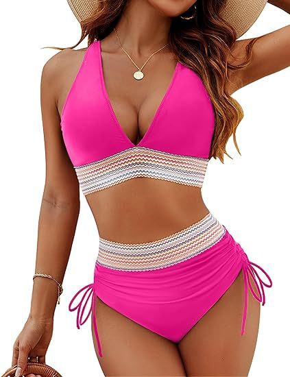 Carina™ | Conjunto de Bikini de Cintura Alta