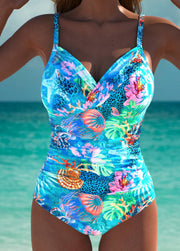 Karla™ | Traje de Baño con Estampado Marino