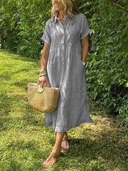 Renata™ | Camisa de rayas con botones