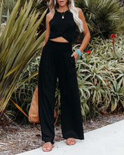Susana™ | Pantalones Amplios de Algodón y Lino
