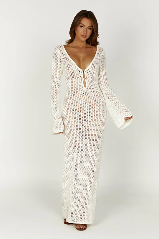 Miró™ | Vestido de Playa Blanco y Liviano