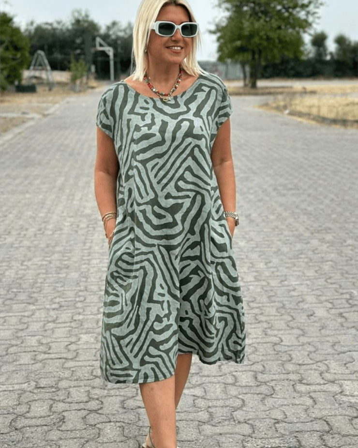 Nelia™ | Vestido de verano estampado