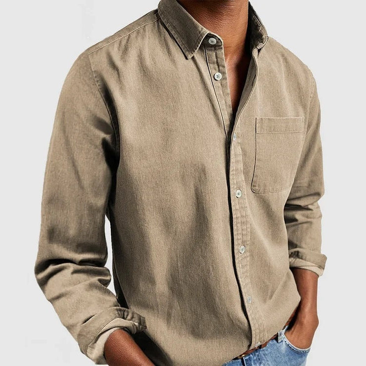 Jonas™ | Langærmet Skjorte i Trendy Stil