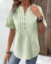 Marta™ | Blusa Rayada Suave