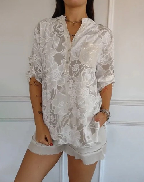 Lucinda™ | Camisa estampada con botones