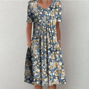 Adriana™ | Vestido con estampado floral y bolsillos