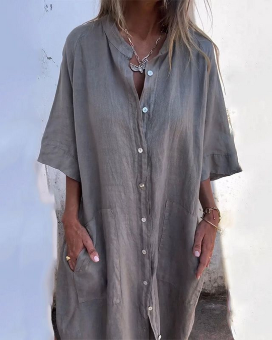 Cecilia™ | Vestido camisero estilo Ibiza