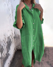 Cecilia™ | Vestido camisero estilo Ibiza