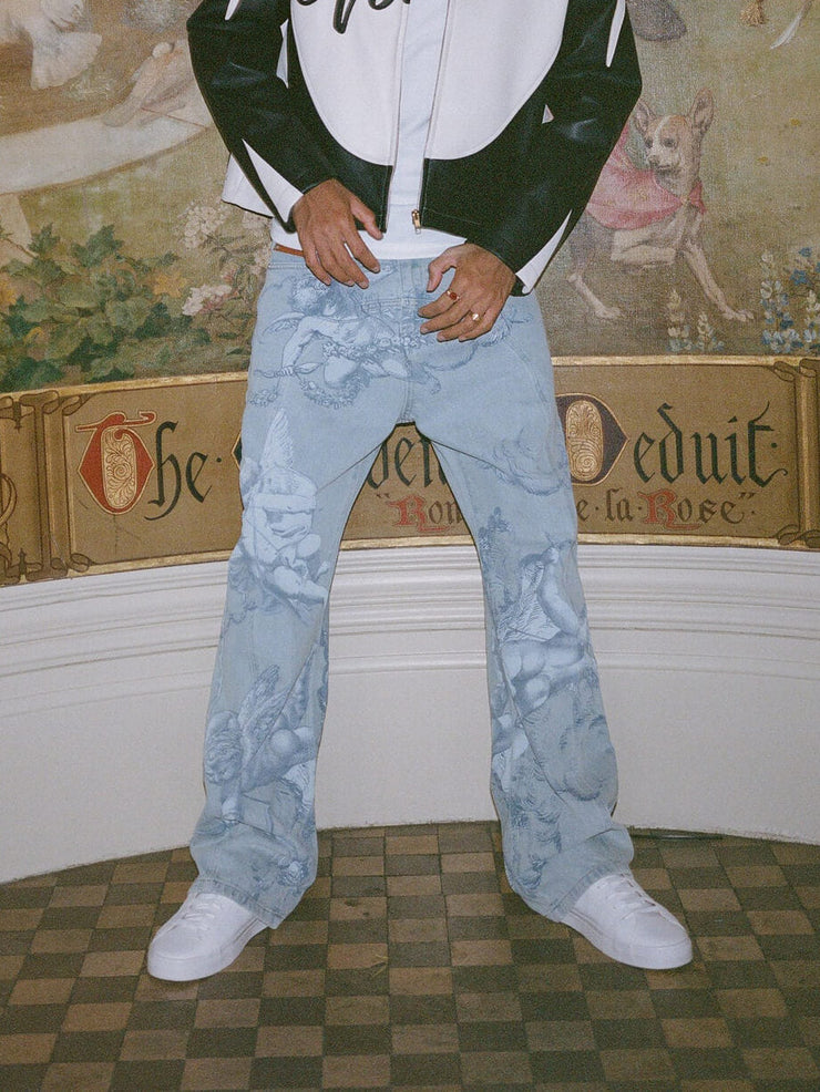 Nol™ | Jeans con Estampado de Cupido