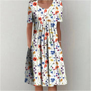 Adriana™ | Vestido con estampado floral y bolsillos