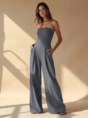 Aleia | Tuta Elegante a Gamba Larga - Amavia Milano