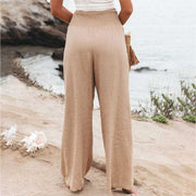 Susana™ | Pantalones Amplios de Algodón y Lino