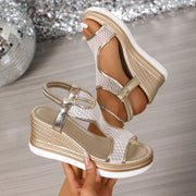 Cristina™ | Sandalias ortopédicas elegantes con cuña
