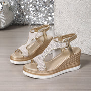Cristina™ | Sandalias ortopédicas elegantes con cuña
