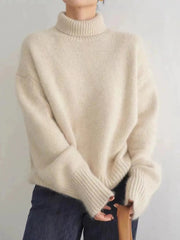Isalena | Jersey de Cashmere con Cuello Alto