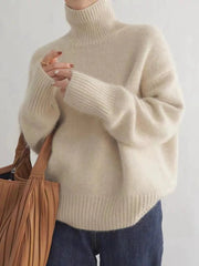 Isalena | Jersey de Cashmere con Cuello Alto