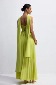 Aurelina™ | Vestido Maxi Plisado Sin Tirantes