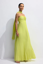 Aurelina™ | Vestido Maxi Plisado Sin Tirantes