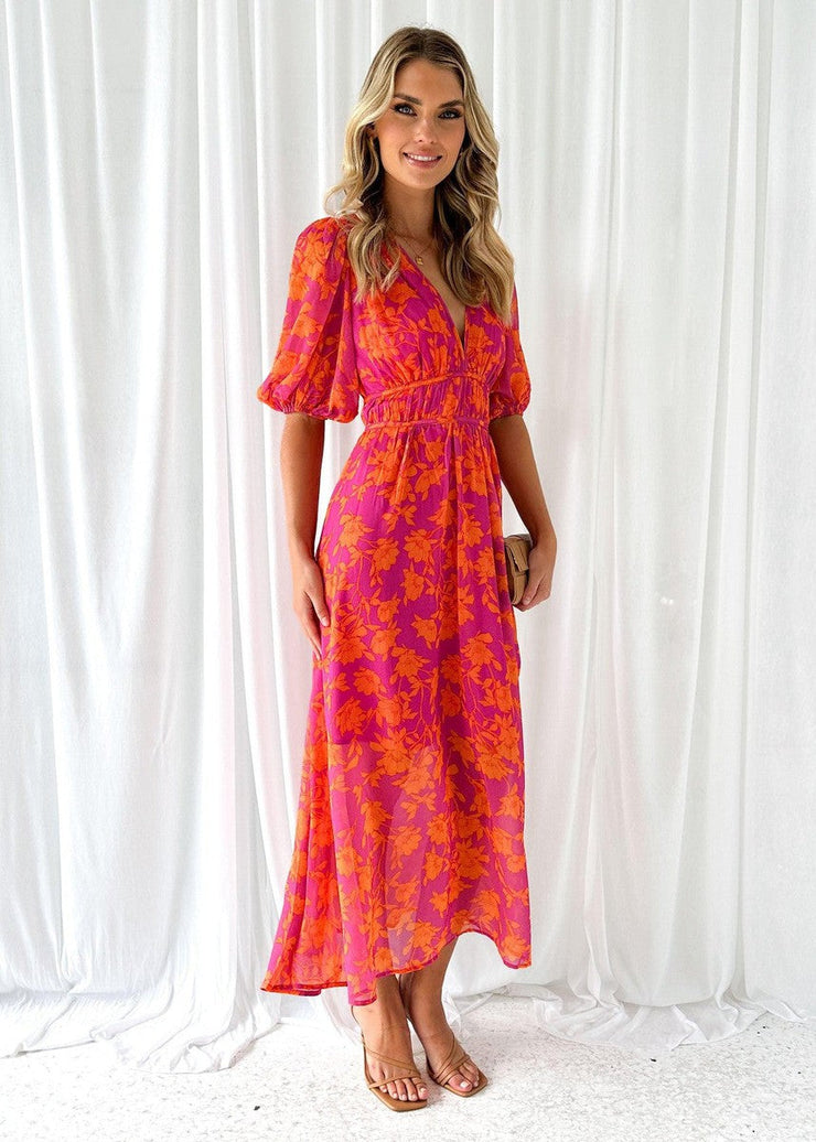 Olivia™ | Vestido midi floral