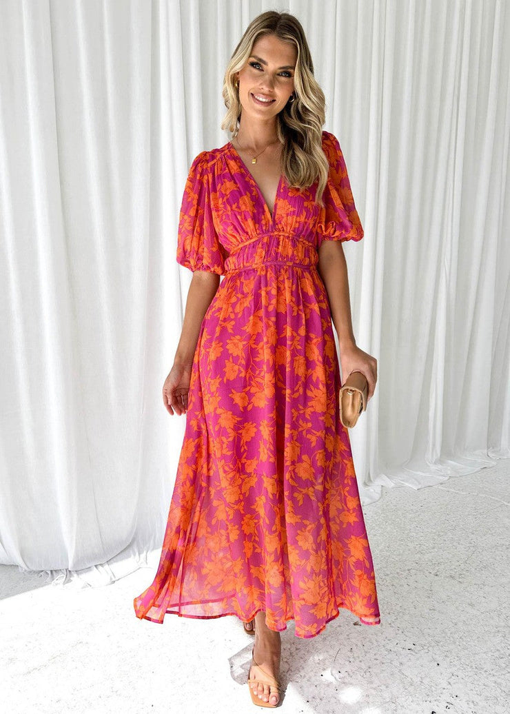 Olivia™ | Vestido midi floral
