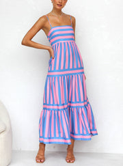 Aylin™ | Vestido de Tirantes a Rayas
