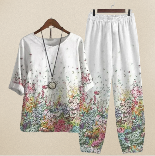 Sara™ | Conjunto artesanal chic