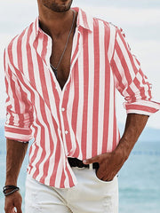 Sergio™ | Camisa a Rayas con Estilo Náutico