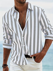Sergio™ | Camisa a Rayas con Estilo Náutico