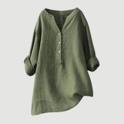 Carmen™ | Camisa de lino fresca con botones