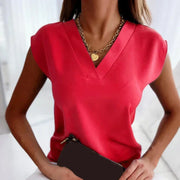 Emilia™ | Blusa sin Mangas con Escote en V
