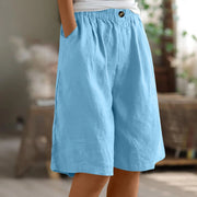 Sara™ | Pantalones Cortos Casual de Corte Ancho