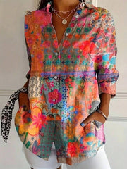 Florencia™ | Blusa colorida con estampado alegre
