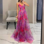 Astría™ | Elegante Vestido Maxi con Estampado Floral