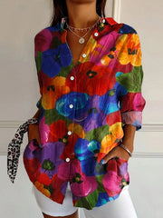 Florencia™ | Blusa colorida con estampado alegre