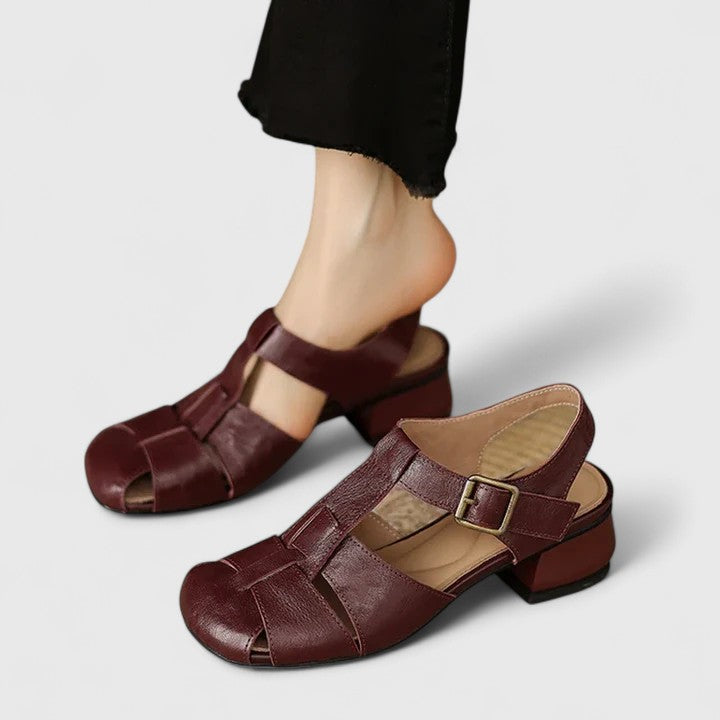 Fabiana™ | Sandalias elegantes de cuero