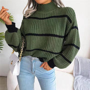 Marina™ | Suéter de Alta Costura con Cuello Alto