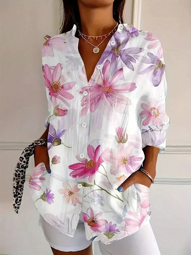 Florencia™ | Blusa colorida con estampado alegre