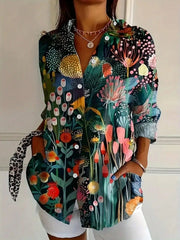 Florencia™ | Blusa colorida con estampado alegre