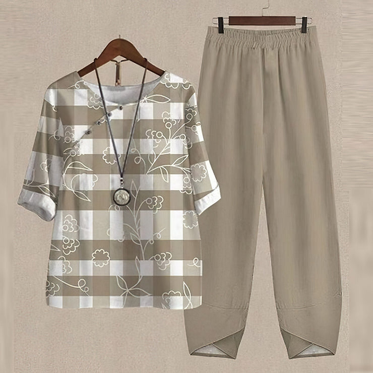 Sara™ | Conjunto artesanal chic