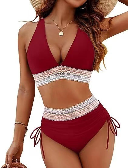 Carina™ | Conjunto de Bikini de Cintura Alta