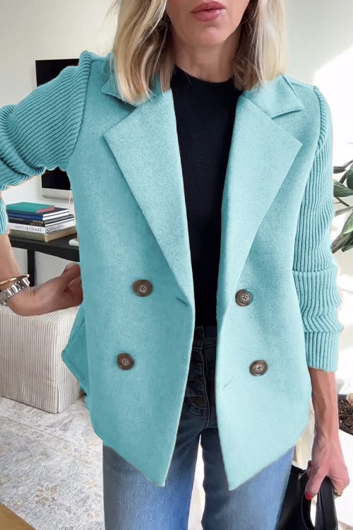 Amora | Blazer Elegante con Mangas de Punto