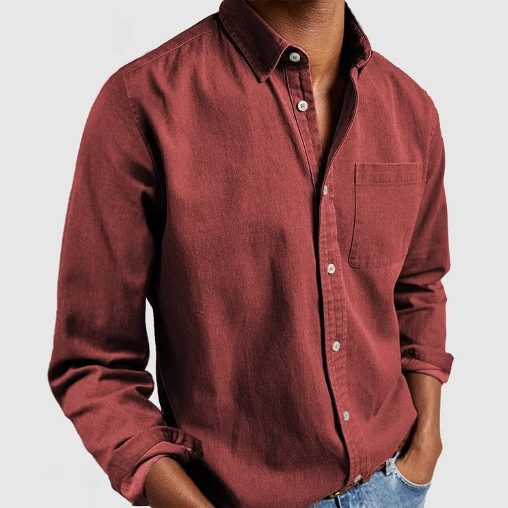 Jonas™ | Langærmet Skjorte i Trendy Stil