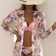 Alicia™ | Conjunto de Bikini con Camisa a Juego