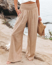 Susana™ | Pantalones Amplios de Algodón y Lino