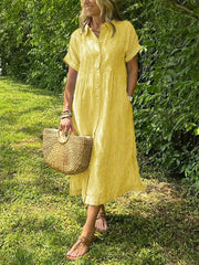 Renata™ | Camisa de rayas con botones