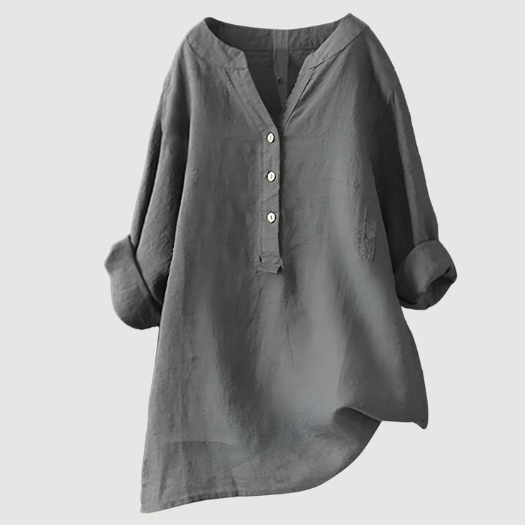 Carmen™ | Camisa de lino fresca con botones